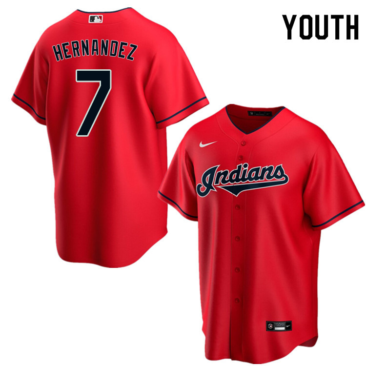 Nike Youth #7 Cesar Hernandez Cleveland Indians Baseball Jerseys Sale-Red